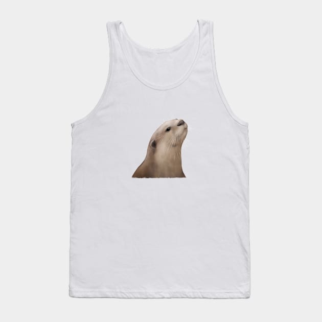 Smooth Coated Otter Tank Top by OtterFamily